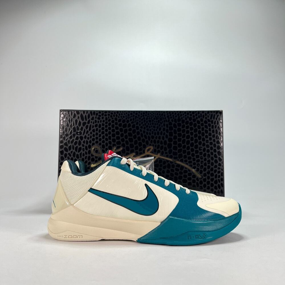 Nike Kobe 5 Protro Coconut Milk Spruce Basketball Shoes IZ1852-100 Womens Size 8